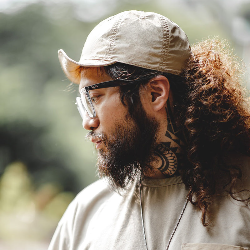 Retro Summer Light Mountain Cap