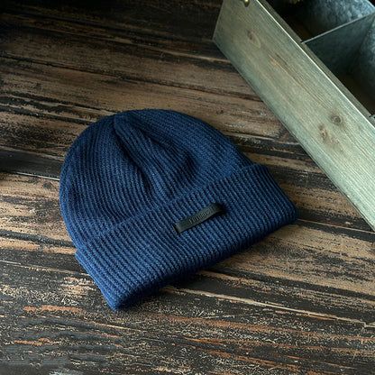 Vintage Winter Knitted Beanie Hat