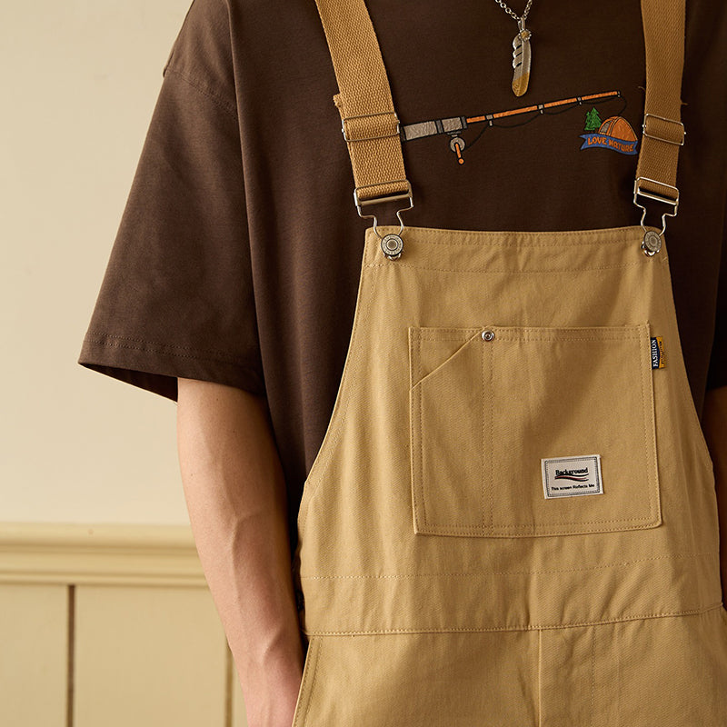 Unisex Casual Overalls Lover Shorts