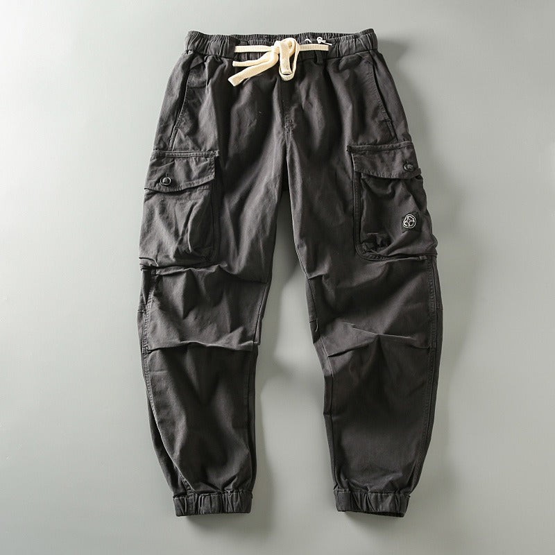 Retro Camouflage Multi-Pocket Working Pants Casual Pants