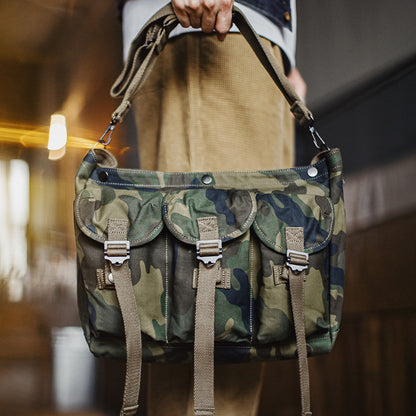 Retro Camouflage Tactical Crossbody Bag