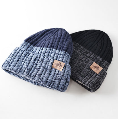 Retro Warm Fleece Knitted Hat