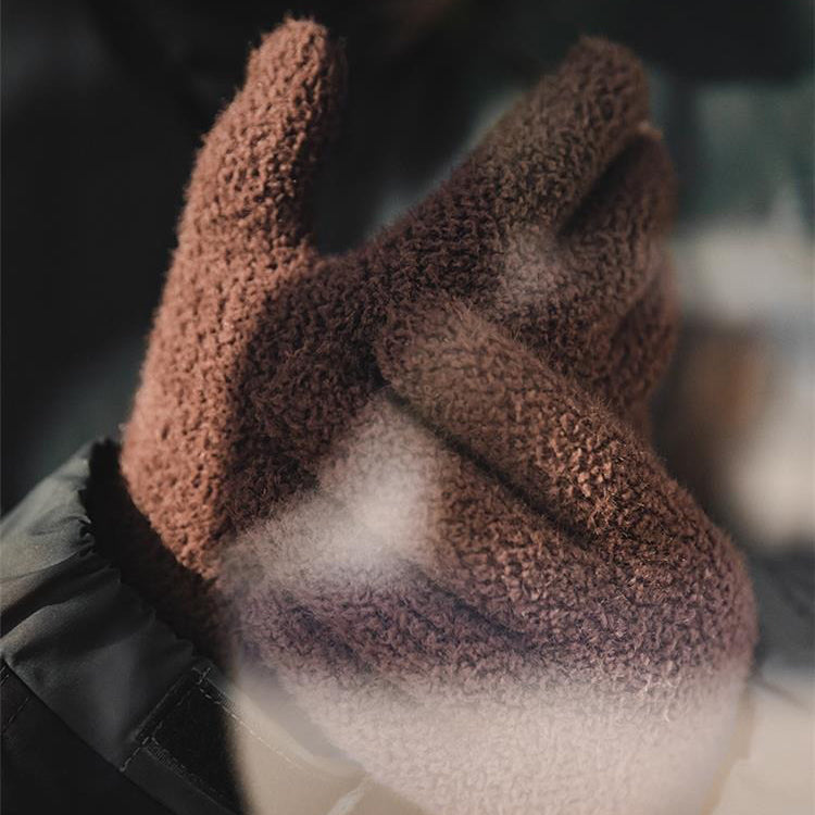 Retro Full Finger Gloves For Men Autumn and Winter Touch Screen