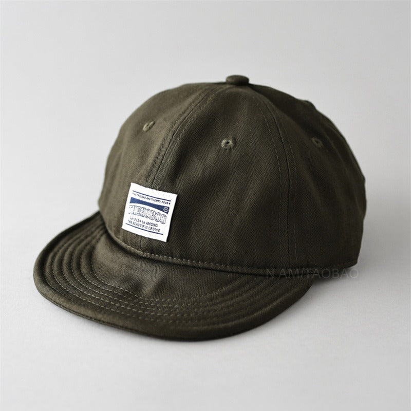 Retro Flip Hat Beret Casual Cap Adjustable Hat