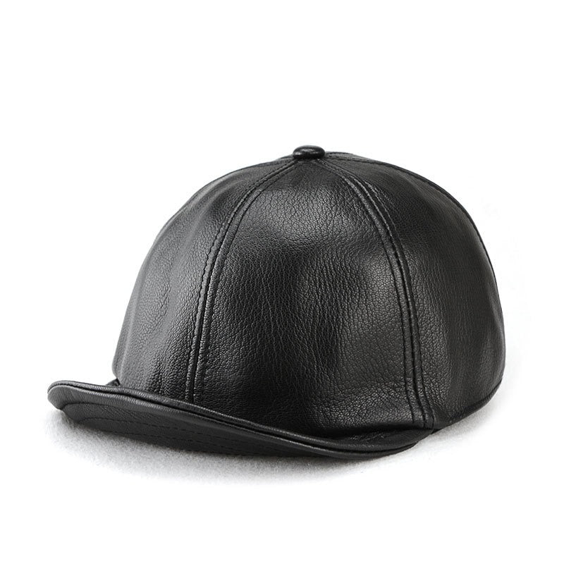 Retro Casual Leather Suede Sheepskin All-match Hats
