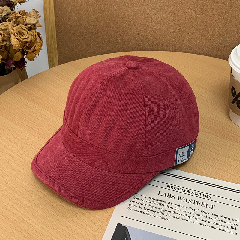 Retro Flip Hat Beret Casual Cap Adjustable Hat