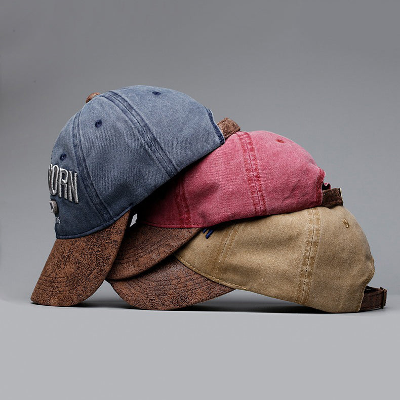 Retro Flip Hat Beret Casual Cap Adjustable Hat