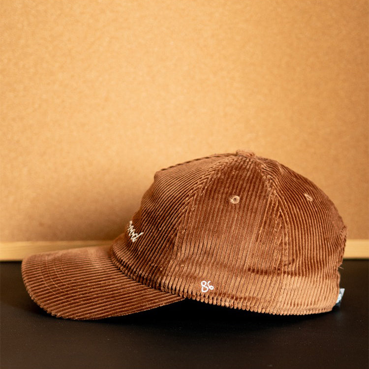 Retro Corduroy Flip Hat Beret Casual Cap Adjustable Hat