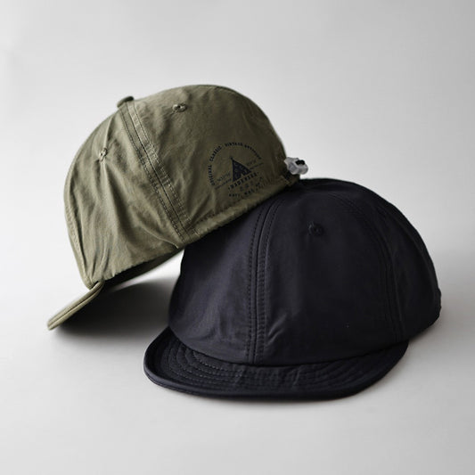 Retro Printed Baseball Cap Flip Hat Beret