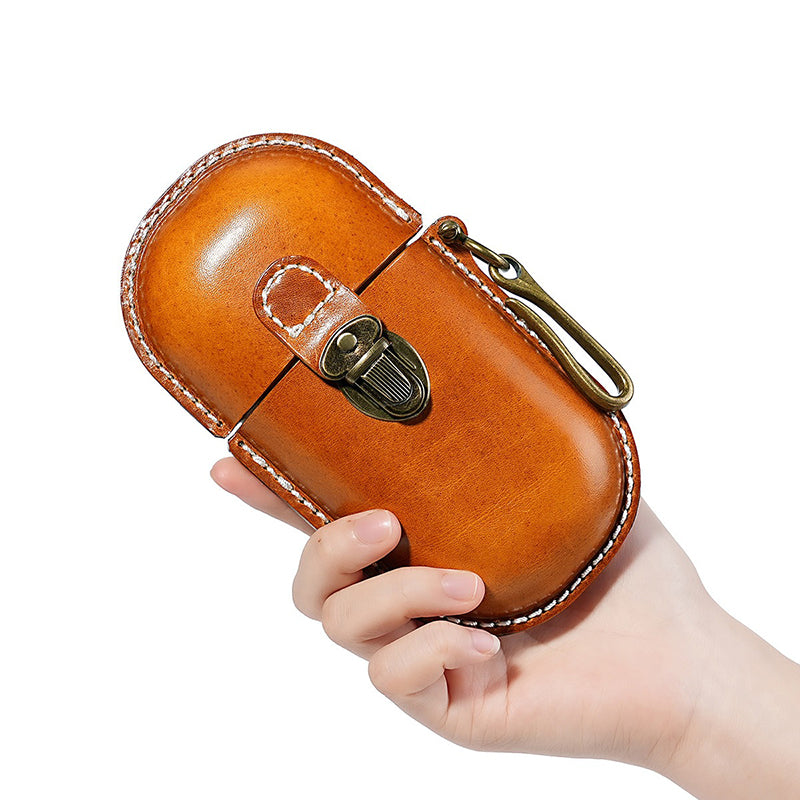 Genuine Leather Vintage Sun Glasses Box