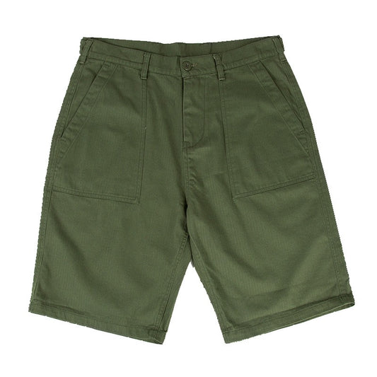 Retro Green Military Style Trousers
