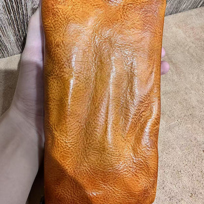 Vintage Handmade Genuine Leather Wallet Multi-card Slots Wallet