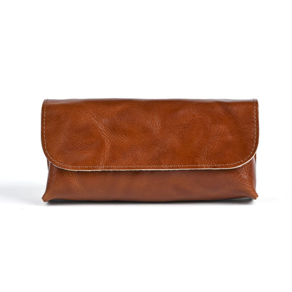 Retro Magnetic Handmade Leather Sunglasses Case