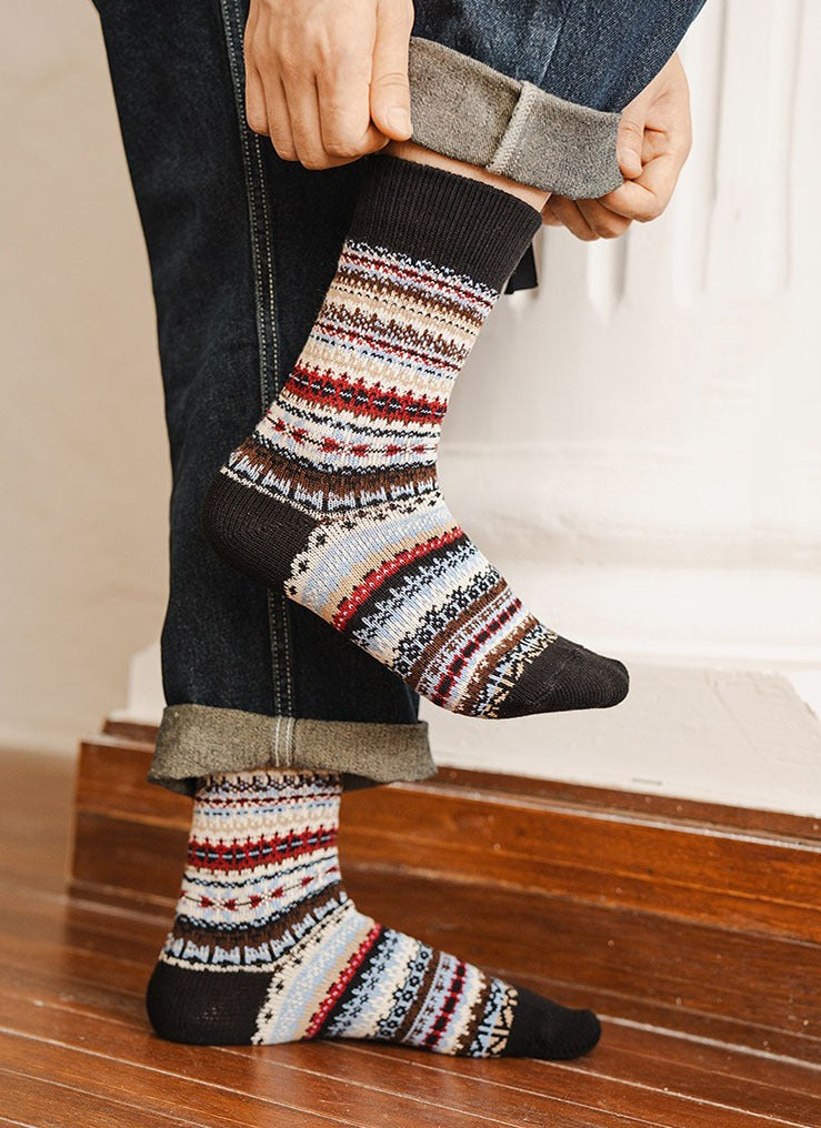 Men's Retro Ethnic Style Wool Socks