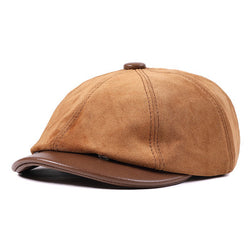 Retro Casual Leather All-match Hats