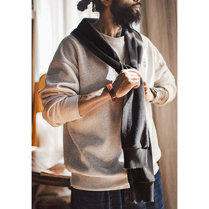 Retro Sleeve Scarf Shawl Dual-purpose Warm Scarf