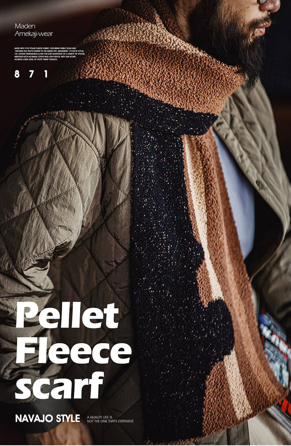 Retro Pellet Fleece Scarf