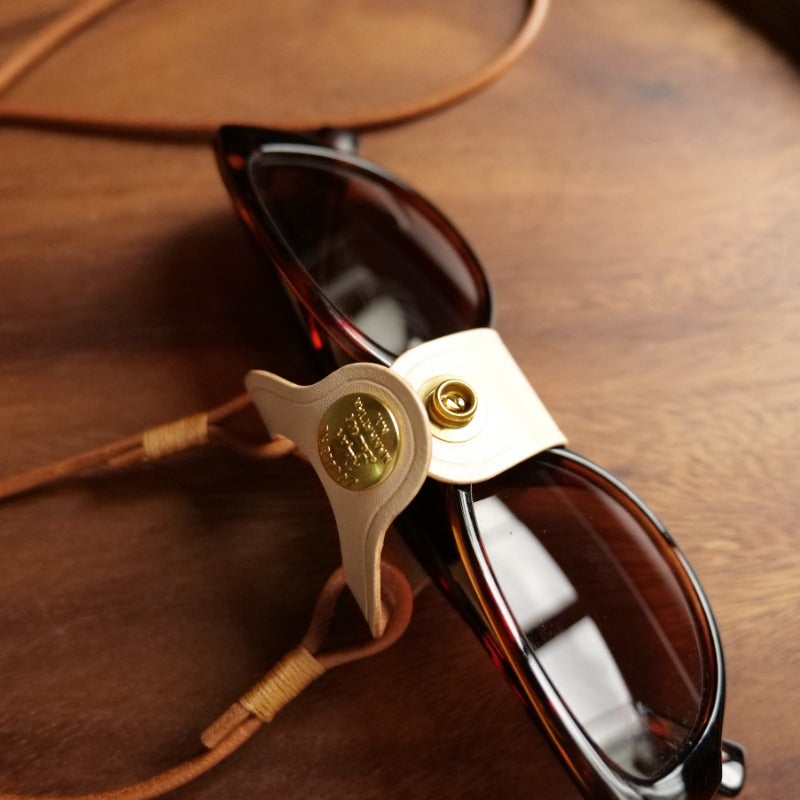 Retro Handmade Leather Portable Glasses Lanyard