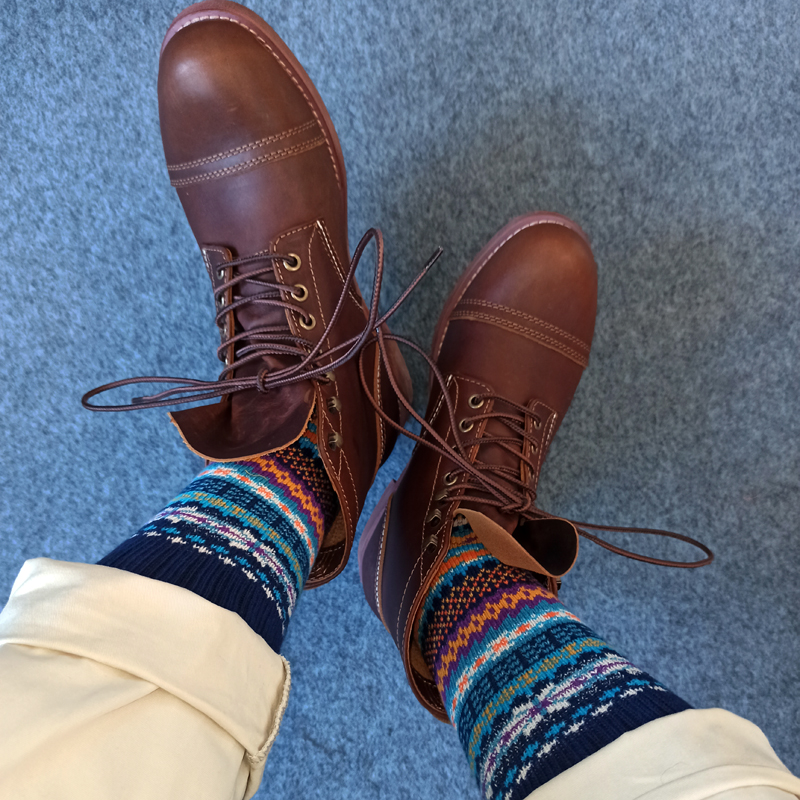 Men's 5 Pairs Retro Ethnic Style Socks
