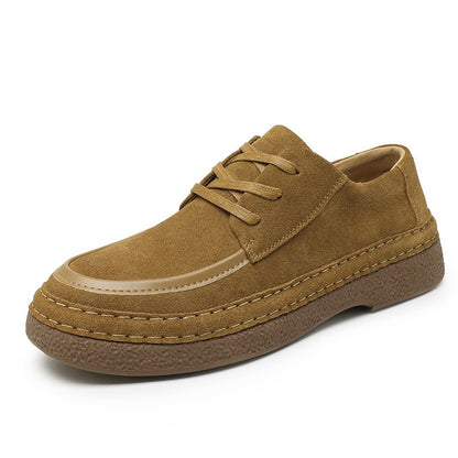 Retro Leather Anti-slip Soft-soled Suede Shoes