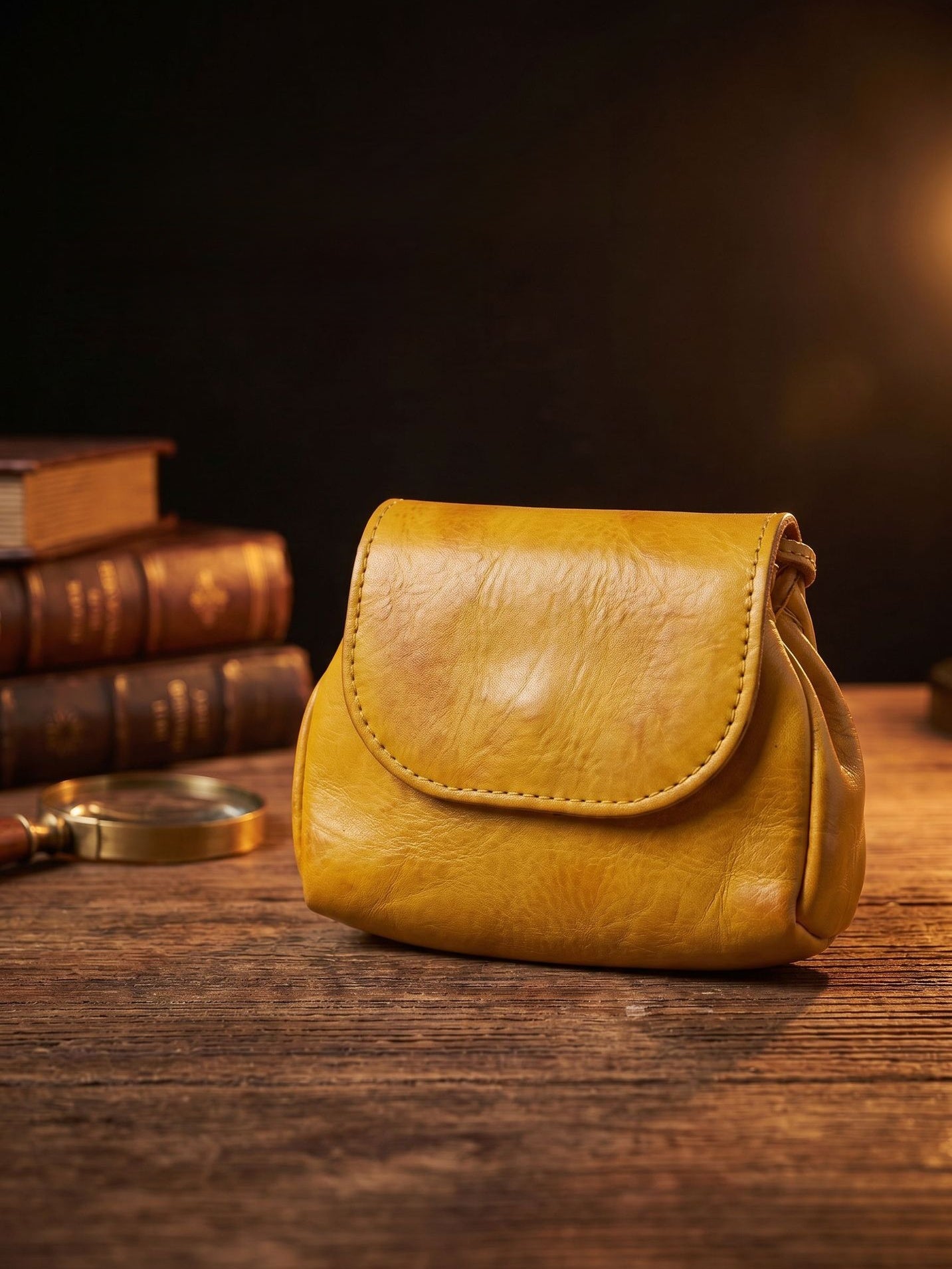 Retro Handmade Leather Card Holders Wallet