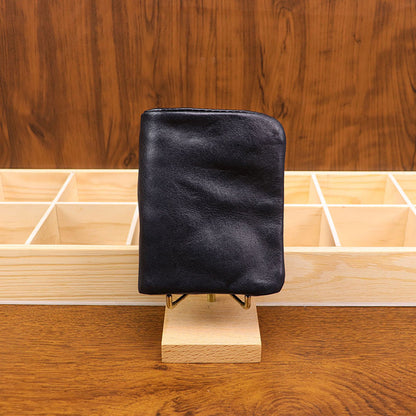 Retro Leather Handmade Short Wallets