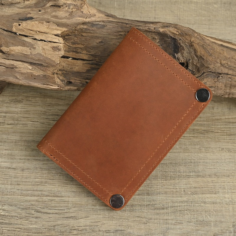 Retro Handmade Leather Wallet Multi-card Slots Wallet