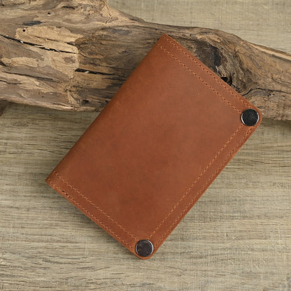 Retro Handmade Leather Wallet Multi-card Slots Wallet