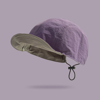 Retro Flip Hat Beret Casual Cap Adjustable Hat