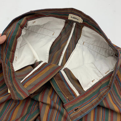 Retro Cotton Striped Casual Pants