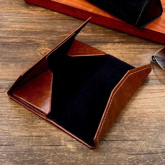 Travel Portable Handmade Retro Glasses Case