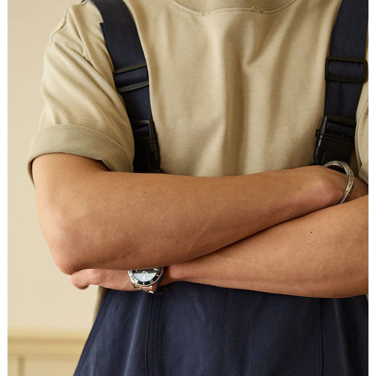 Retro Style Casual Multi-Pocket Overall Cargo Pants