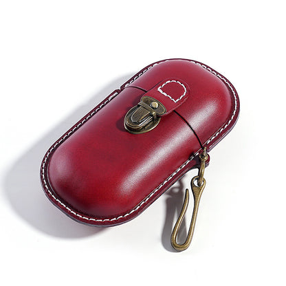 Genuine Leather Vintage Sun Glasses Box