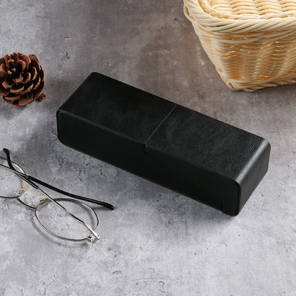 Retro Tanned Leather Glasses Case