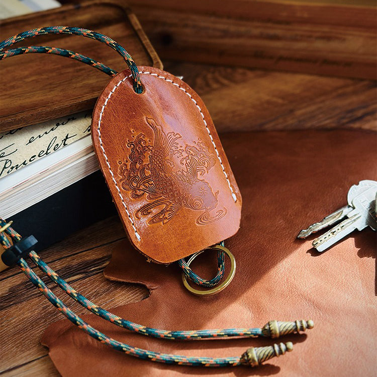 Retro Pull-out Handmade Leather Key Bag Accessories