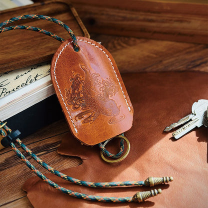 Retro Pull-out Handmade Leather Key Bag Accessories