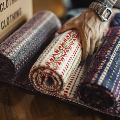 Retro Warm Soft Knitted Hat and Scarf