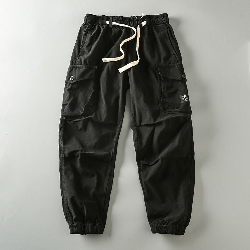 Retro Camouflage Multi-Pocket Working Pants Casual Pants