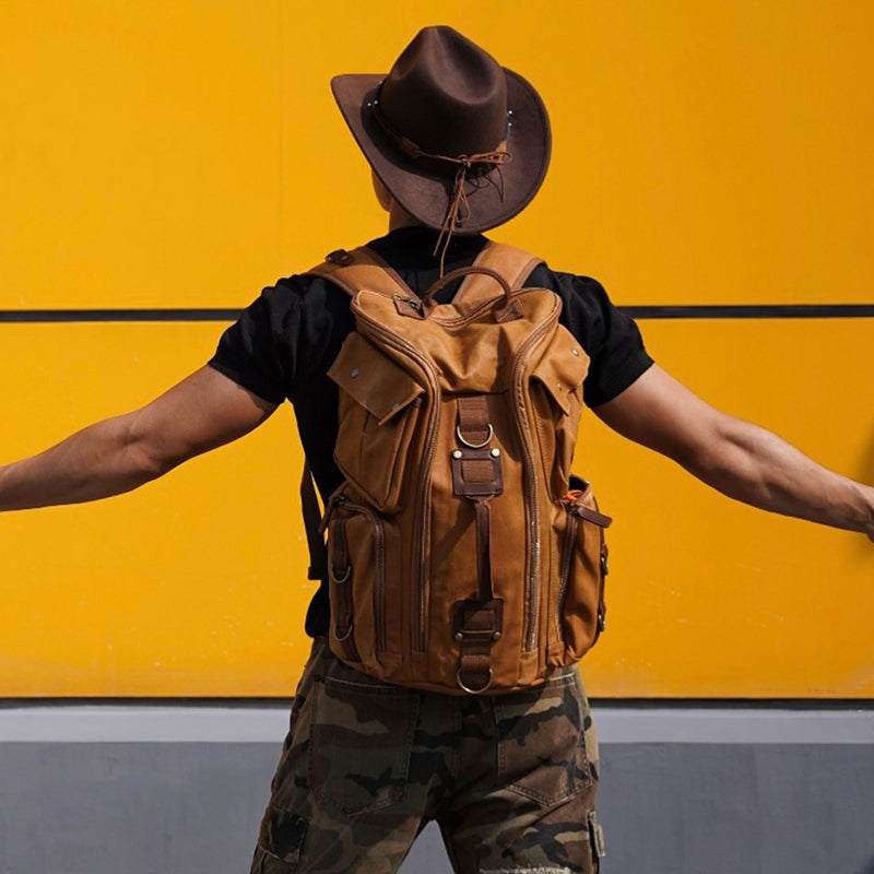 Retro Batik Cloth Canvas Chest Bag