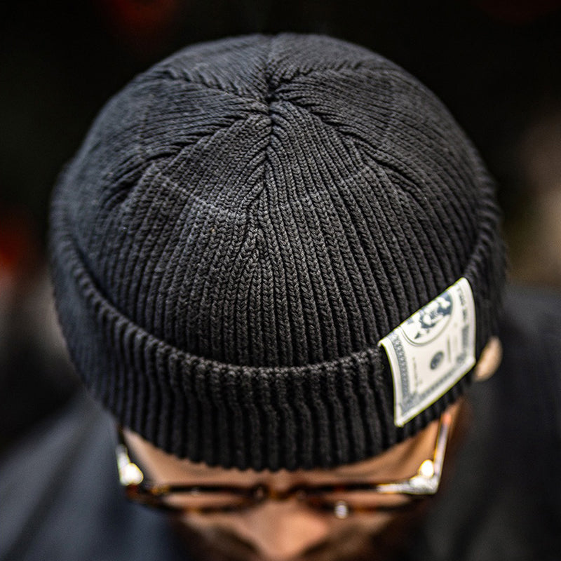 Vintage Winter Knitted Wool Beanie Hat