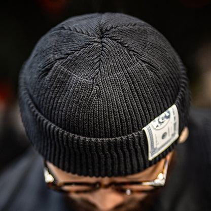 Vintage Winter Knitted Wool Beanie Hat