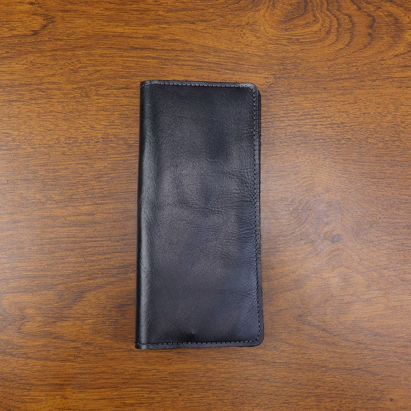 Retro Handmade Leather Multi-card Slots Long Wallet