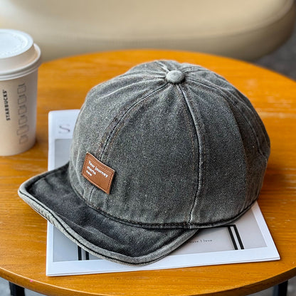 Retro Flip Hat Beret Casual Cap Adjustable Hat