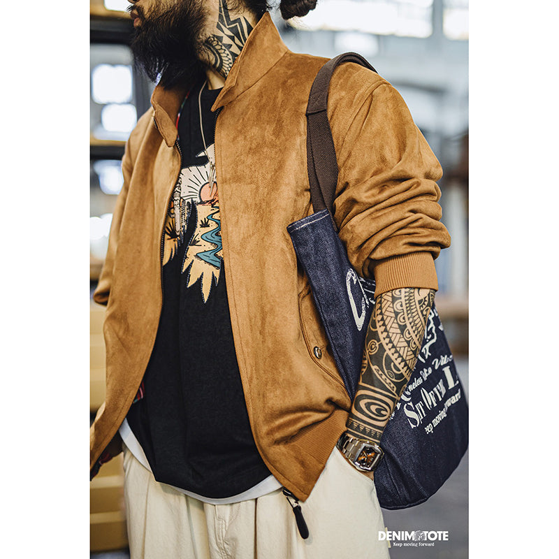 Retro Denim Tote Bag Shoulder Bag