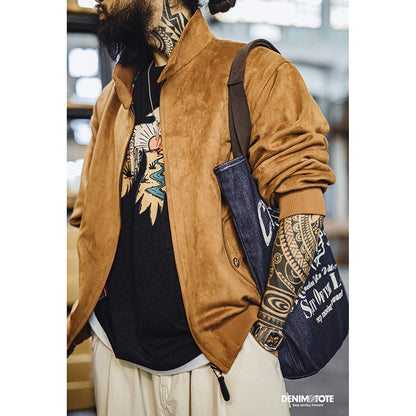 Retro Denim Tote Bag Shoulder Bag