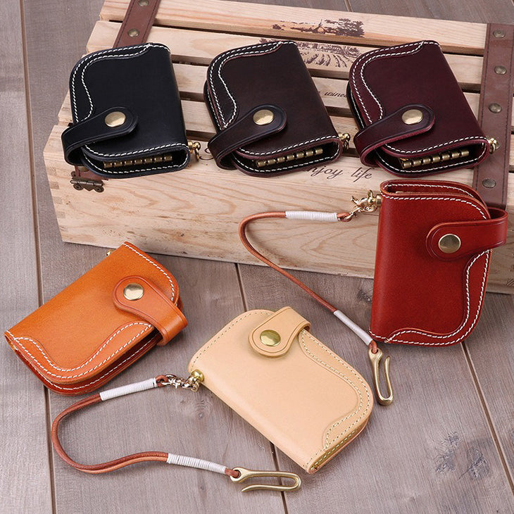 Retro Handmade Leather Key Wallets