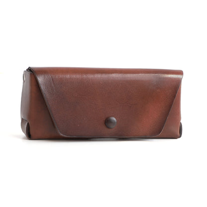 Retro Handmade Leather Glasses Case