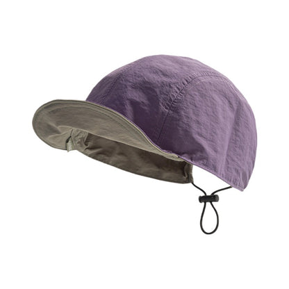 Retro Flip Hat Beret Casual Cap Adjustable Hat