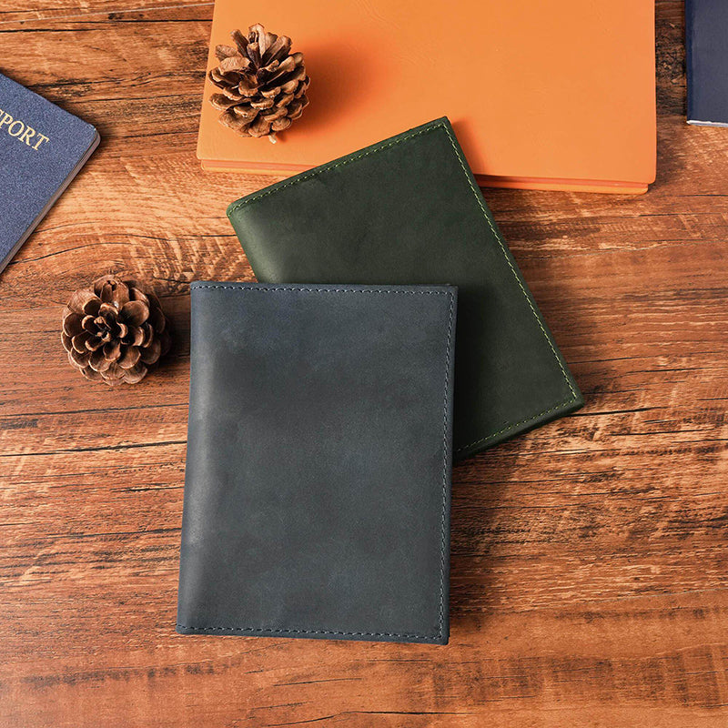 Retro Leather RFID Passport Bag Wallet