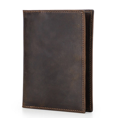 Retro Leather RFID Passport Bag Wallet
